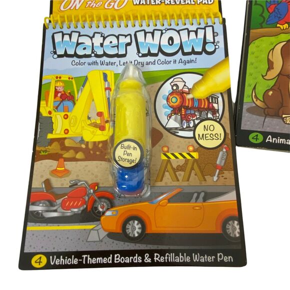 Melissa & Doug Activity Book Set Of Three On The Go Water Wow Water Reveal Pad - Picture 5 of 13
